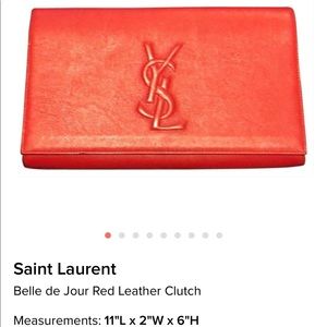 AUTHENTIC YSL Belle De Jour Clutch